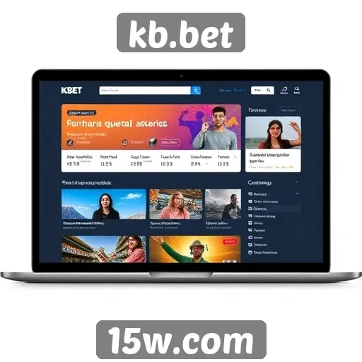Evolução da interface do usuário no site kb.bet